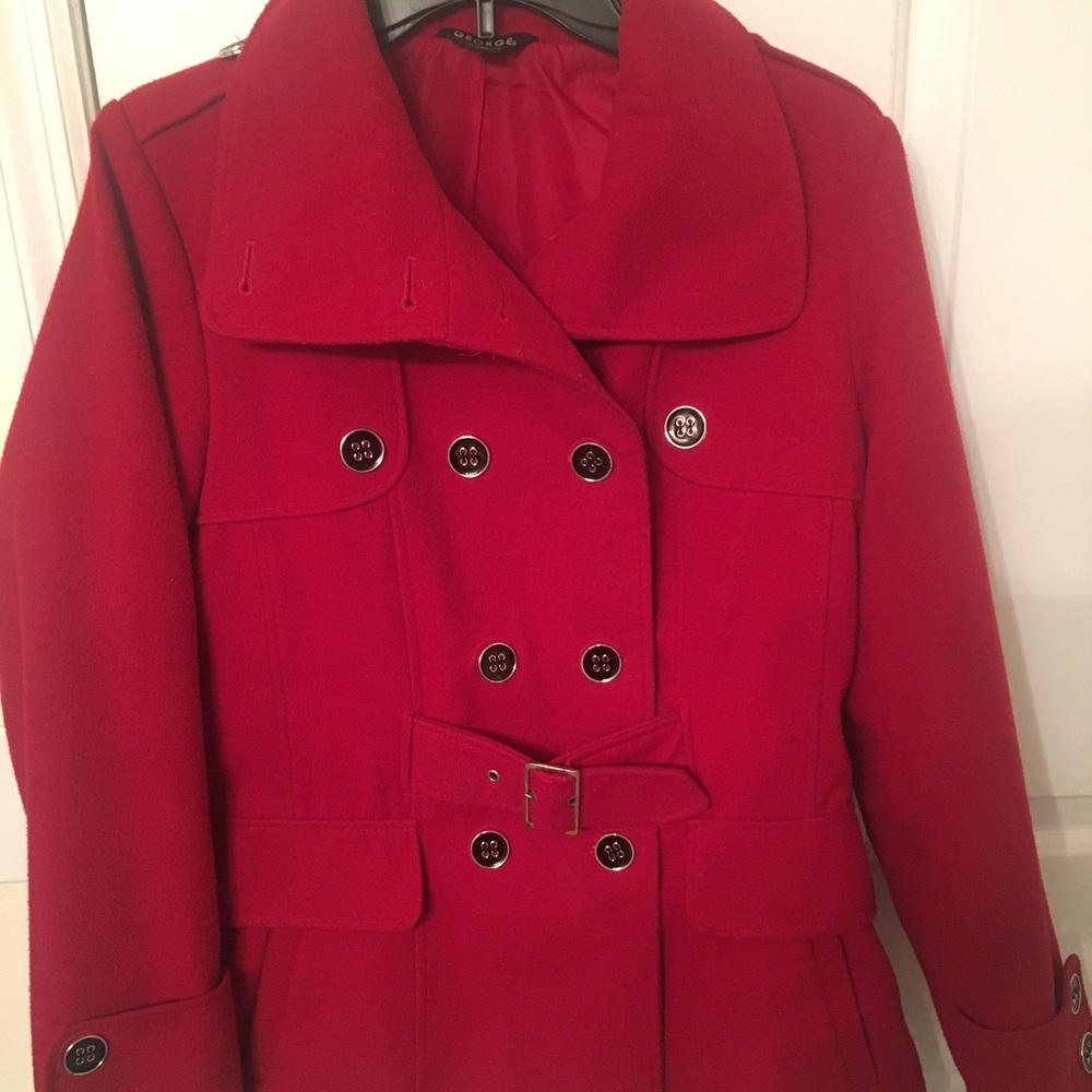 Red Peacoat